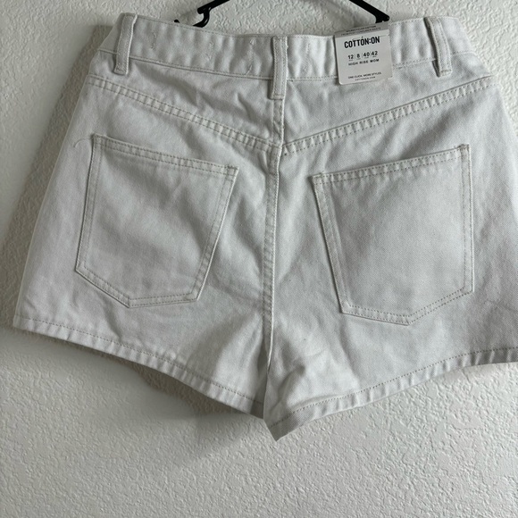 NWT Cotton On High Rise Mom Denim Short - Picture 6 of 6